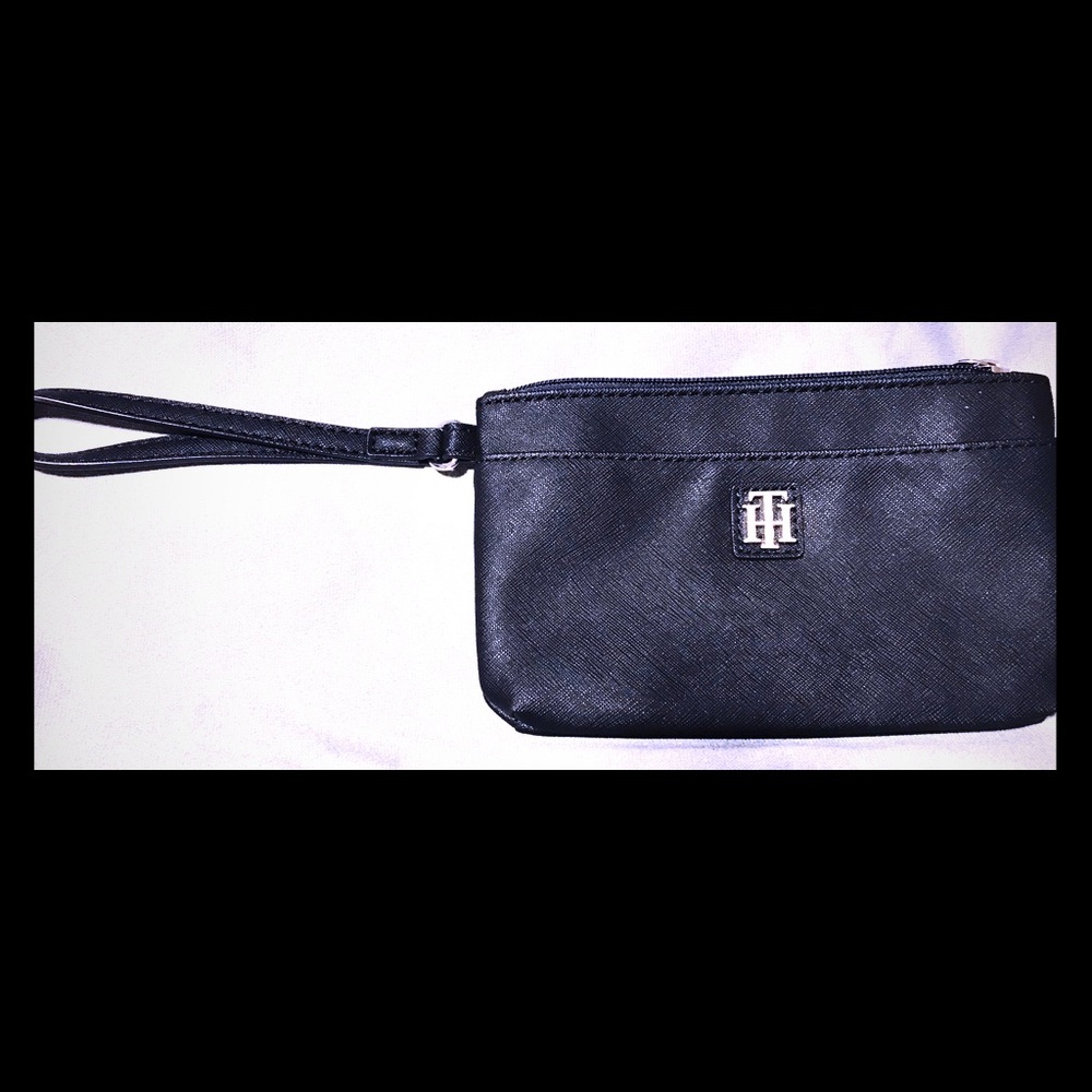 Tommy Hilfiger Black wristlet